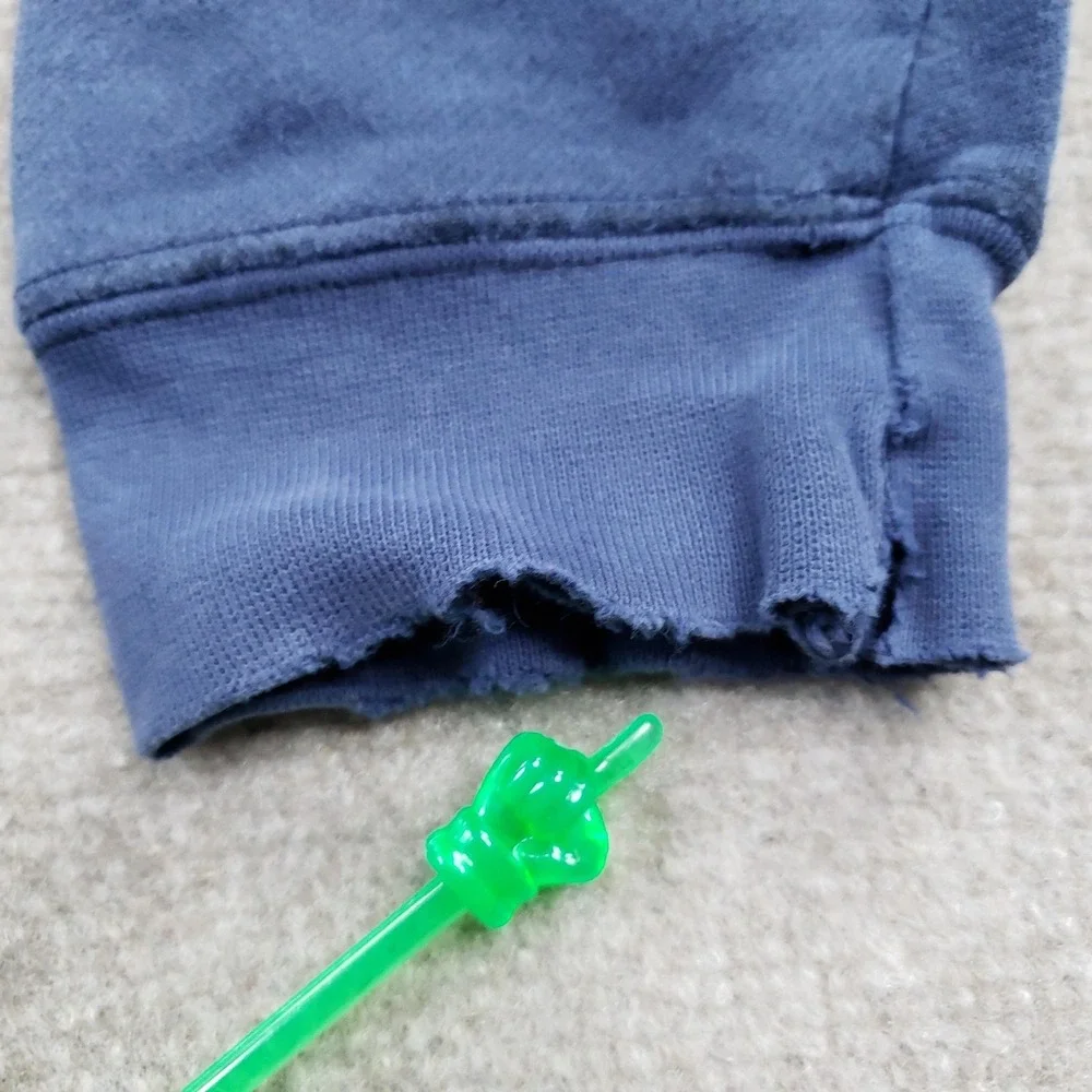 Vintage Nike Hoodie Mens Medium Blue Pullover Hooded Kangaroo Pocket Logo‎